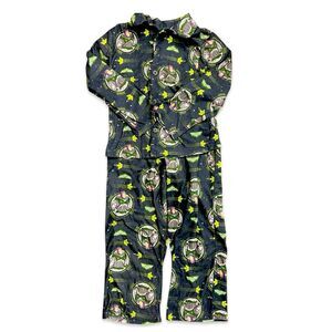 EUC Flannel Buzz Lightyear Pajama Set - Size 6- Disney / Pixar